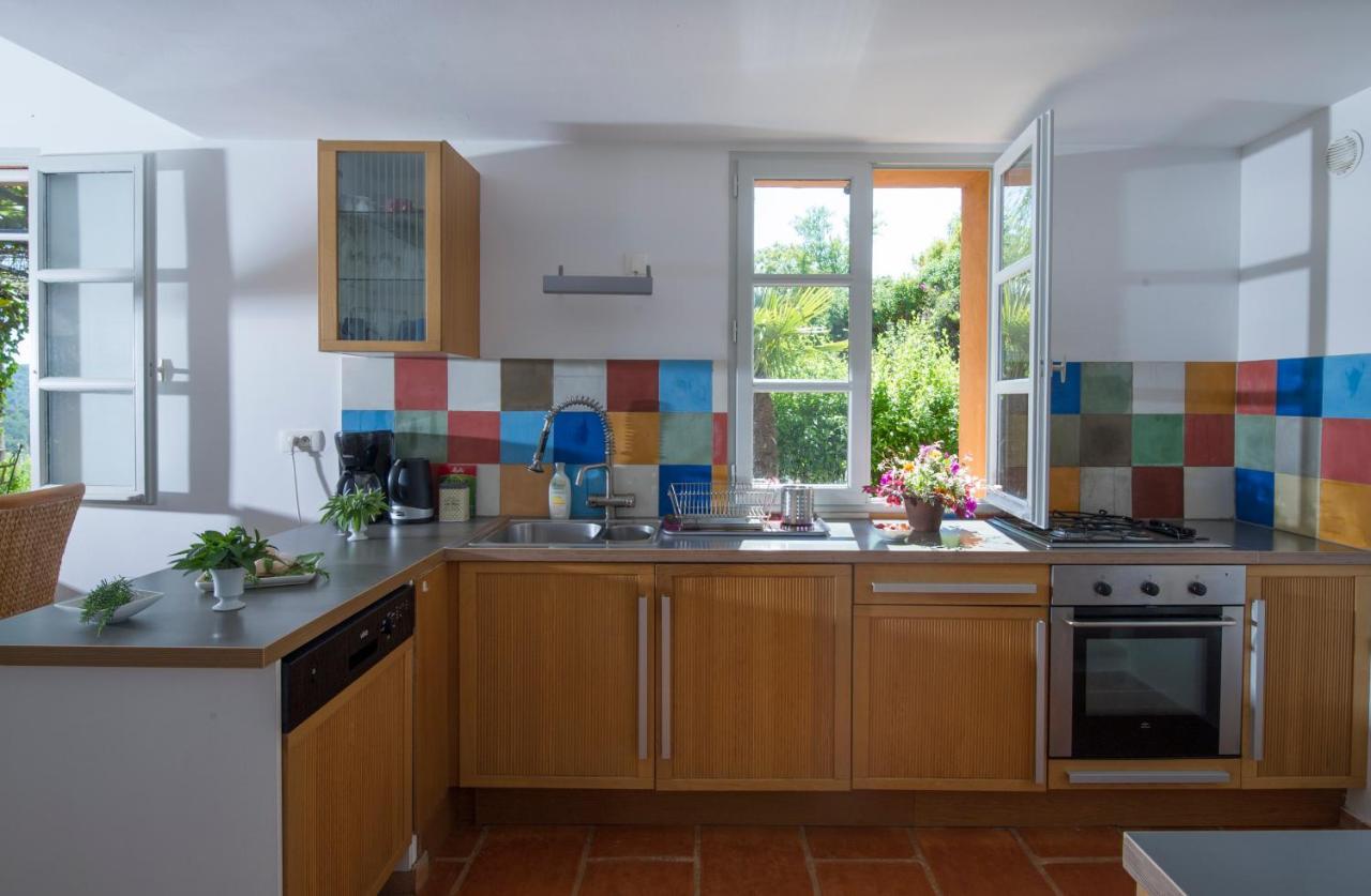 Вилла House With Garden And Sea View Ла-Лонд-ле-Мор Экстерьер фото